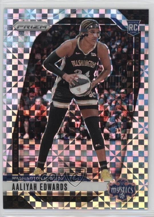 2024 Panini Prizm WNBA Checkerboard Prizm Aaliyah Edwards #70 13kb