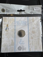 2019 Peter Rabbit 50p BUNC in Royal Mint Packaging