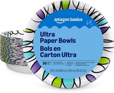 Ultra Paper Bowls 20 Oz Disposable 50 Count White