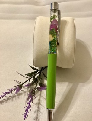 Handmade New Cute Sea Creatures Green  Glitter Float Pen