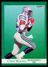 1991 Fleer #194 Chris Warren