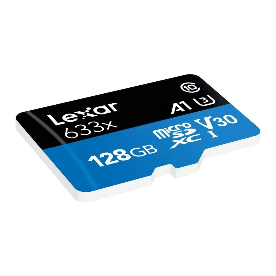 Lexar High Performance 128GB microSDXC UHS I Class 10 Card with Adapter - Image 4 of 4