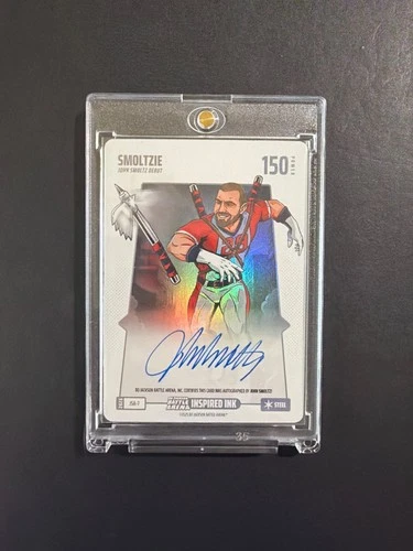 Smoltzie John Smoltz Auto Bo Jackson Battle Arena Inspired Ink 150 Steel JSA-7