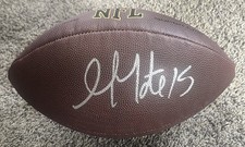 *GOLDEN TATE*SIGNED*AUTOGRAPHED*FOOTBALL*SEATTLE*SEAHAWKS*LIONS*NOTRE DAME*COA
