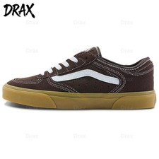 Vans Rowley Leather Low Top Skate Shoe Black VN0A4BTTE2M Unisex MEN'S SIZE