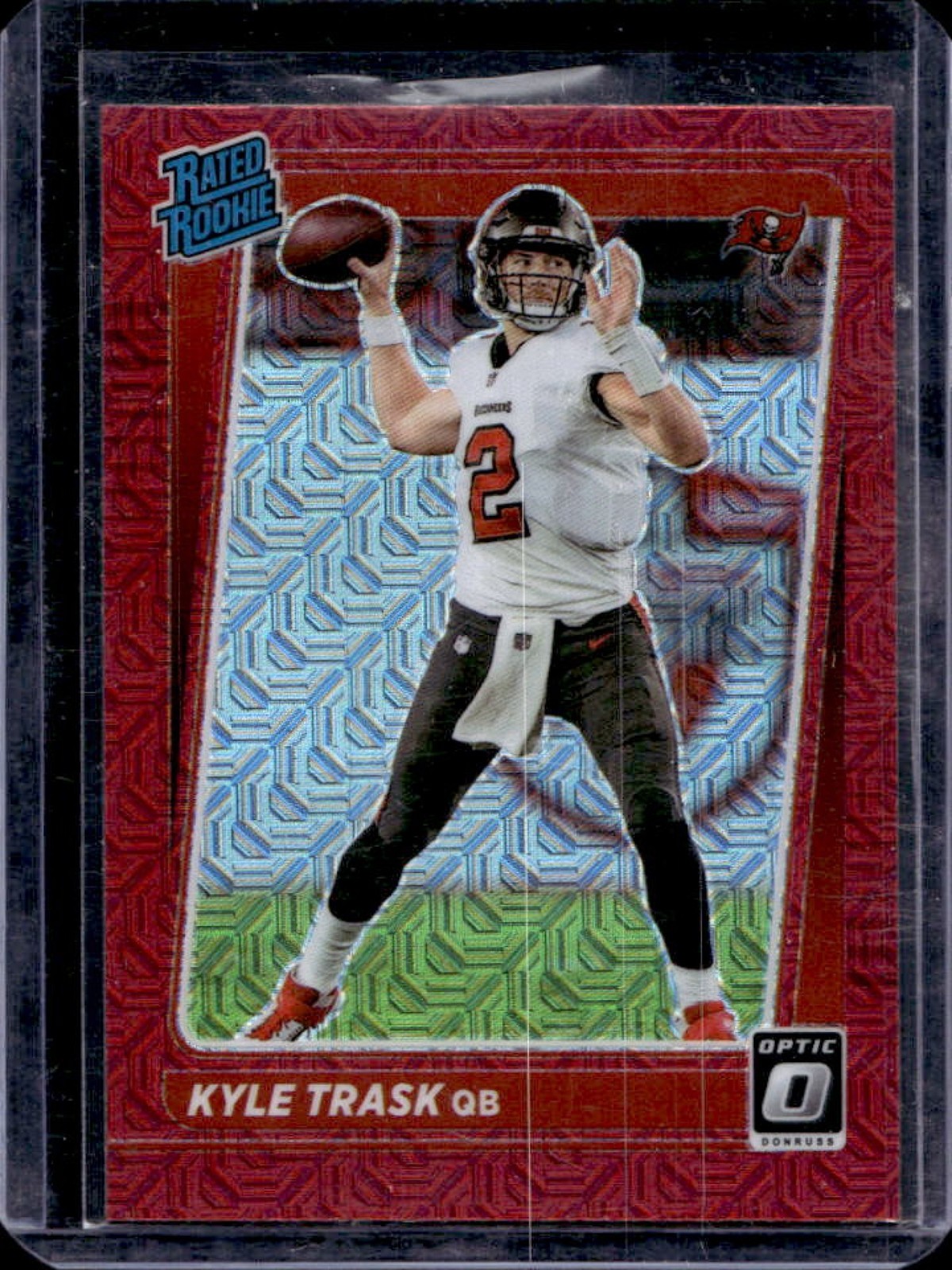 2021 Donruss Optic Kyle Trask Red Mojo Rated Rookie #209 Buccaneers