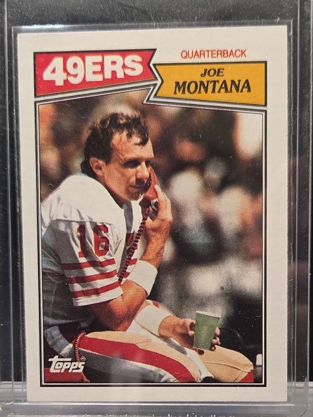 1987 Topps - Joe Montana #112 HOF SF 49ers