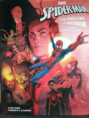 Marvel Spider-Man From Amazing to Spectacular Art Book HC 2019 Comic Art Collect