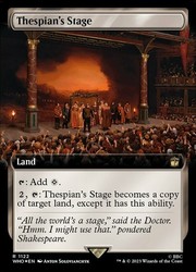 Thespian's Stage (Extended Art) (Surge Foil) #1122 - Doctor Who