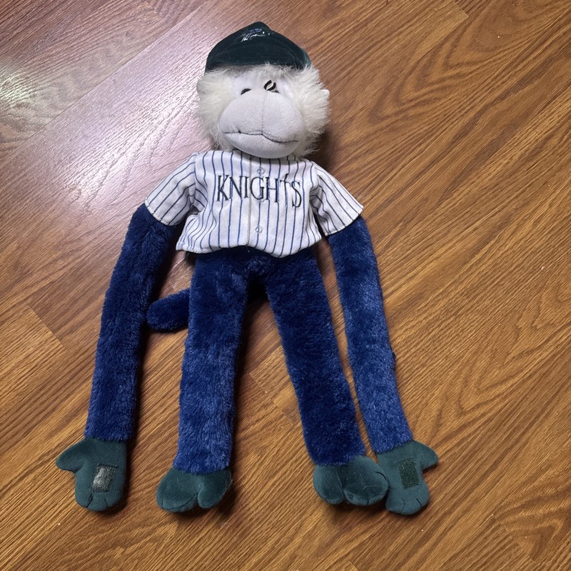 Charlotte Knights milb Minor League Baseball Vintage Stuffed Plush Monkey