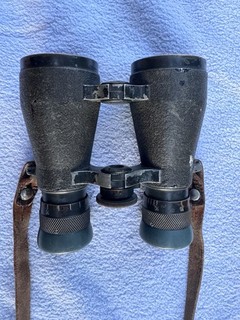 Dienstfernglas Fernglas 08 Emil Busch Rathenow WK1 Bata Köcher 1937