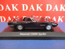 Die cast 1/43 Modellino Auto Maserati Ghibli Spyder Black 1969 by MaXichamps