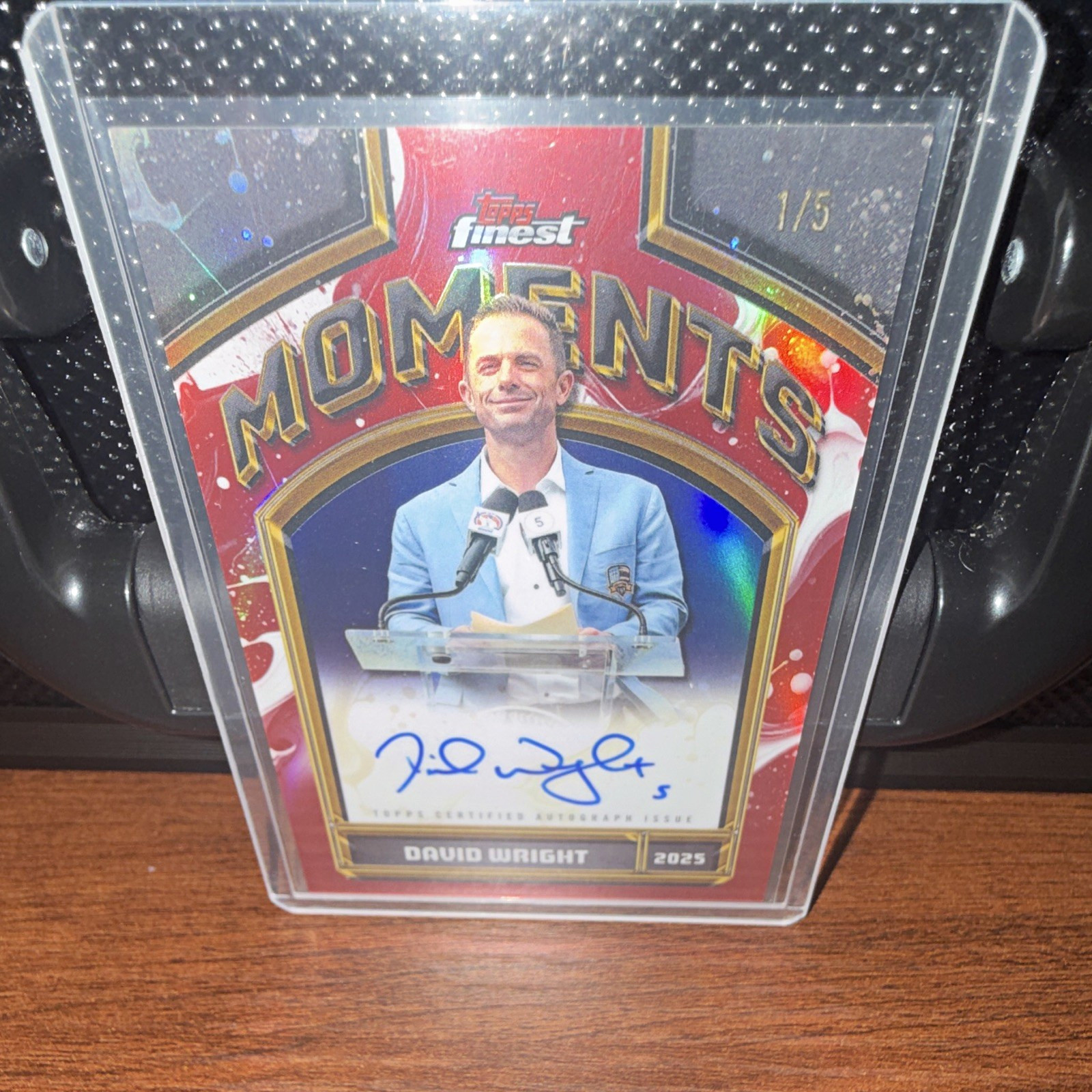 Topps David Wright New York Mets FMA-DW 2026 Finest Moments Auto 1/5