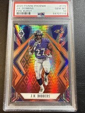 2020 Phoenix JK Dobbins RC Fire Burst Rookie #115 Ravens PSA 10