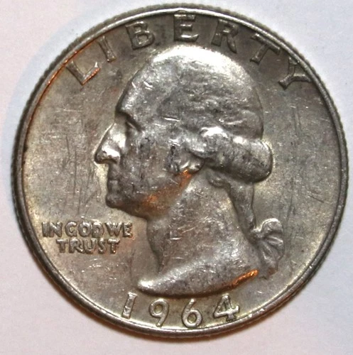 1964-D Washington Quarter - 90% Silver - Extra Fine - #0700EA