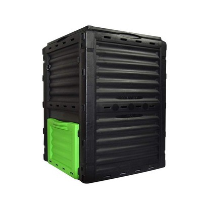 80 Gallon (300L) Large Capacity Static Compost Bin - Forest Green Outdoor Was...