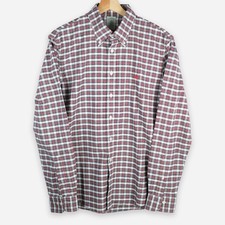 Brooks Brothers 1818 Slim Fit Non-Iron Stretch Plaid Shirt Men's M EUC