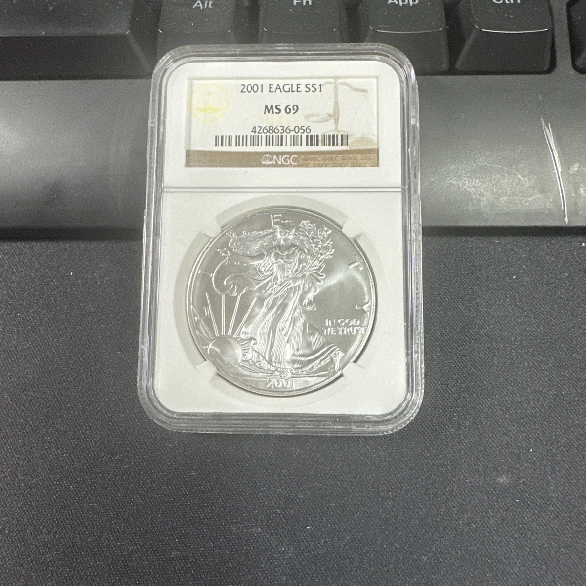 American Eagle 1 oz Precious Metal Content per Unit 2001 Silver