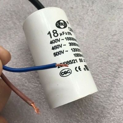 18MFD 18uF 450VAC CBB60 Motor Start Capacitor HVAC High Quality New