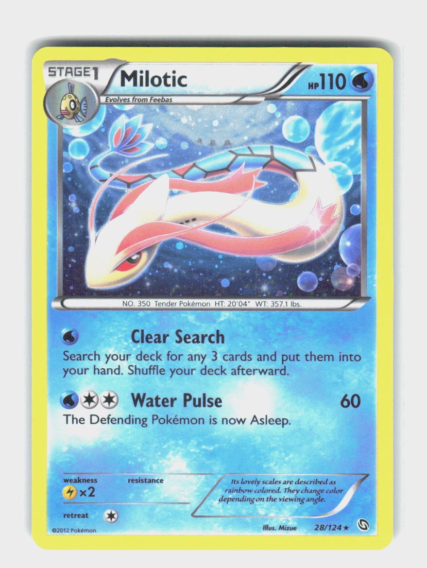 Milotic Holo Rare Dragons Exalted 28/124 LP