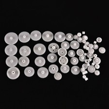 58PCS Plastic Gears for DIY Robotics For Motor Models Helicopter and Car Parts