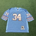 Earl Campbell Signed Oilers Mitchell And Ness Jersey Inscrib "HOF 91" Fanatics — photo 4