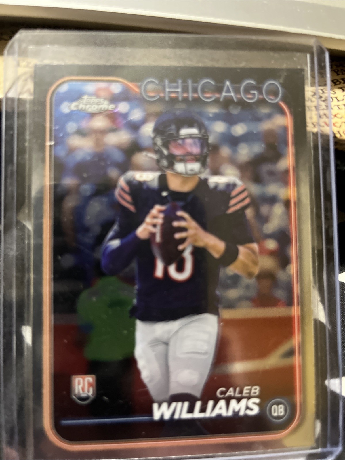2024 Topps Chrome - Rookies Caleb Williams #202 Refractor (RC)