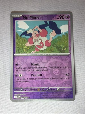 Mr. Mime 058/159 Sv09: Journey Together Reverse Holo