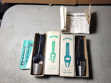 2 vintage Osborne 149 Arch Punches 5/8"  1'' w/boxes  product pamphlets used