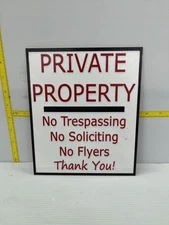 Funny Novelty Place Signs Private Property