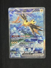 Pokémon TCG Zapdos EX Card 202/165 Scarlet Violet-151 Sir, Near Mint