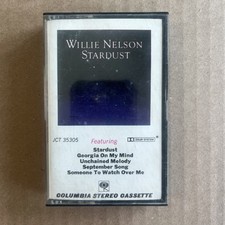 Willie Nelson Stardust Cassette, 1978 CBS INC. JCT-35305