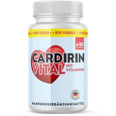 Cardirin Vital Kapseln | Mix aus pflanzlichen Zutaten | 60 Kapseln
