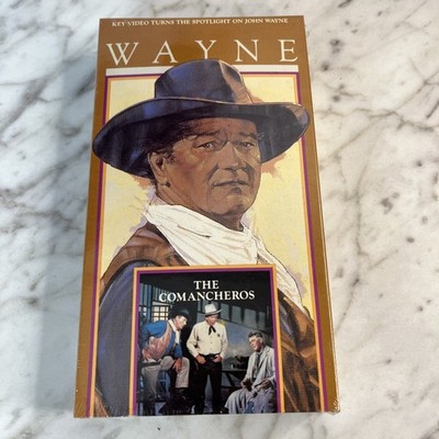 Wayne The Comancheros Movie VHS Tape 1988 John Wayne Key Video Release