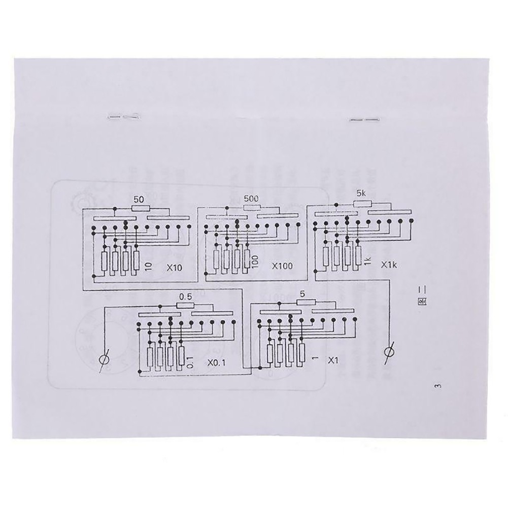 Resistance Box Resistor 5 Switchable Ranges Variable Decade Resistor Brand New