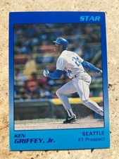1989 Star Ken Griffey Jr. Personal Data Blue Bordered Card 8 of 11