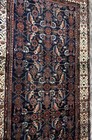 AN ATTRACTIVE BLUE BACKGROUND COLOR HAND MADE HAMEDAN RUG 2’8” X 4’10” — photo 9