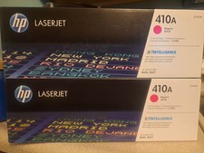 HP 410A SEALED New Cyan Magenta Toner Ink Print Cartridges CF411A CF413A Jet OEM