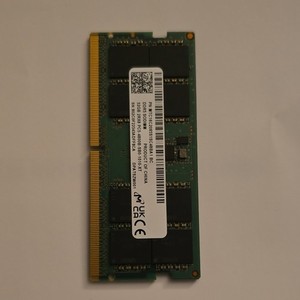 MICRON 32GB DDR5 SDRAM SO-DIMM PC5-4800 262-Pin 32GB Module MTC16C2085S1SC56BD1