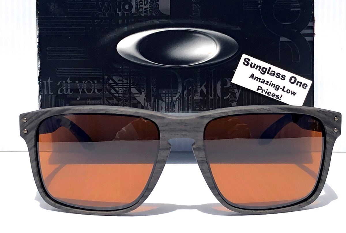 Oakley HOLBROOK XXL Woodgrain POLARIZED PRIZM Tungsten Lens