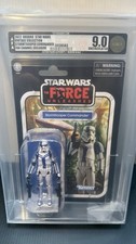 2023 STAR WARS VINTAGE COLLECTION STORMTROOPER COMMANDER VC254 AFA U9.0 Graded