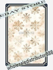 Snowflakes Pattern Tin Sign Neutral Winter