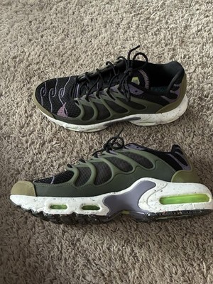 Nike Air Max Terrascape Men s Low Top Lace-Up Sneakers Green Black Purple White