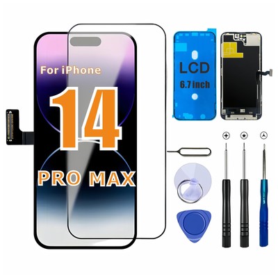 for iPhone 14 Pro Max Screen Replacement, 6.7'' COF LCD Display and Touch Dig...