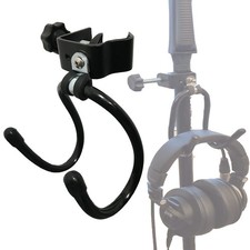 Headphone Hanger Stand Mount, Clamp-On Universal Accessory Holder, for Studio