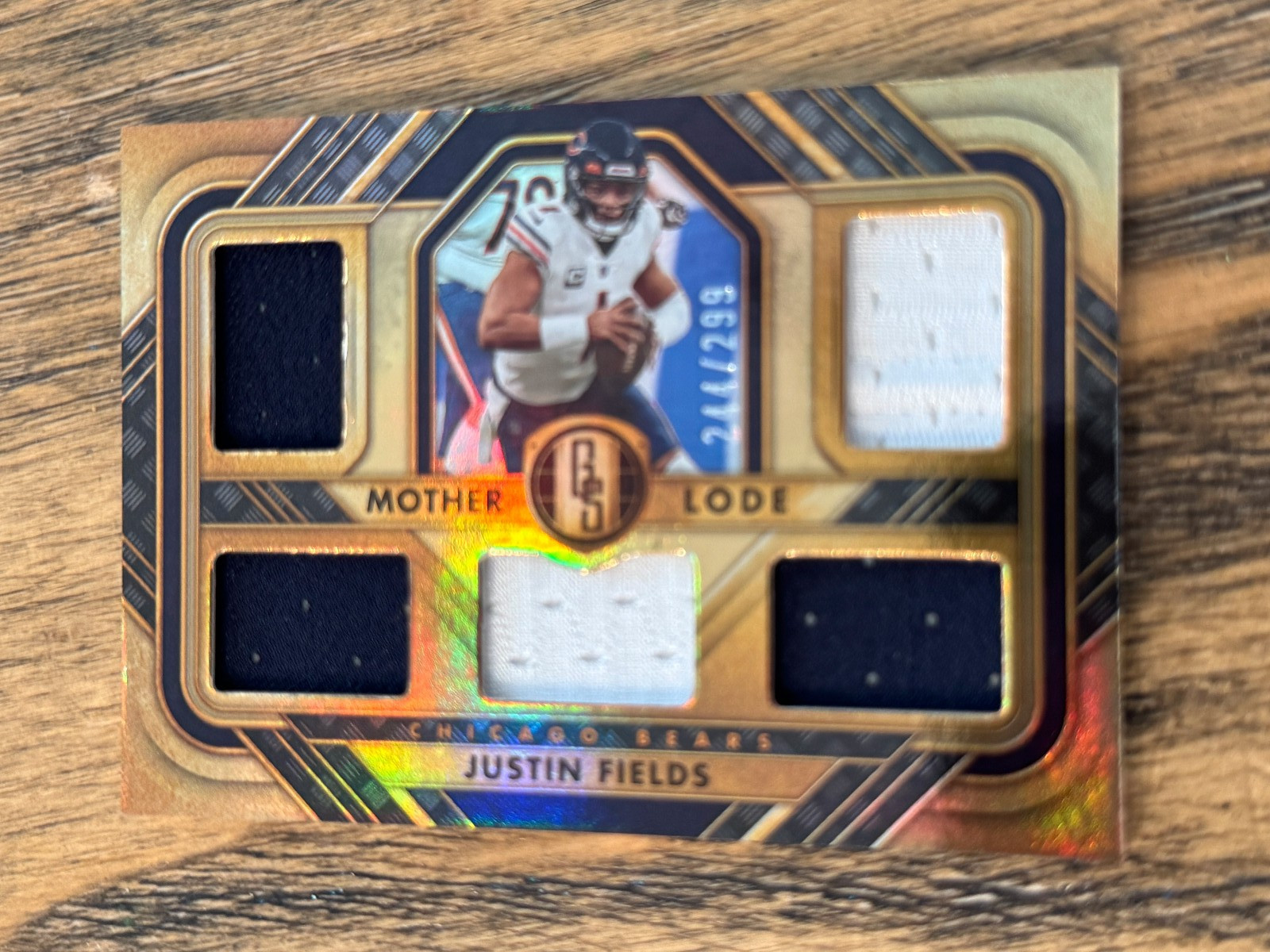 2023 Panini Gold Standard - Mother Lode Justin Fields #ML-1 /299 Relic