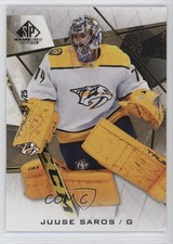 2021-22 Upper Deck SP Game Used Gold Fragment 14/25 Juuse Saros #41 jg3