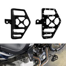 MX Style Wide Fat Foot Pegs Floorboard Fit For Harley Touring Road Electra Glide