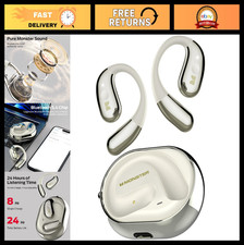 Bluetooth 6.0 Open Ear Headphones, 24H Playtime, IPX5 Waterproof, Touch Control,
