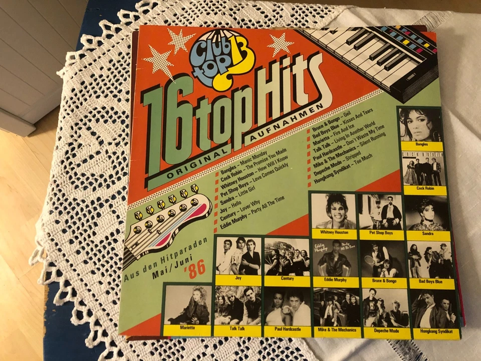 Club Top 13 "16 Top Hits 1986 aus den Hitparaden, original Aufnahmen, 6 LP's - Bild 4 von 4